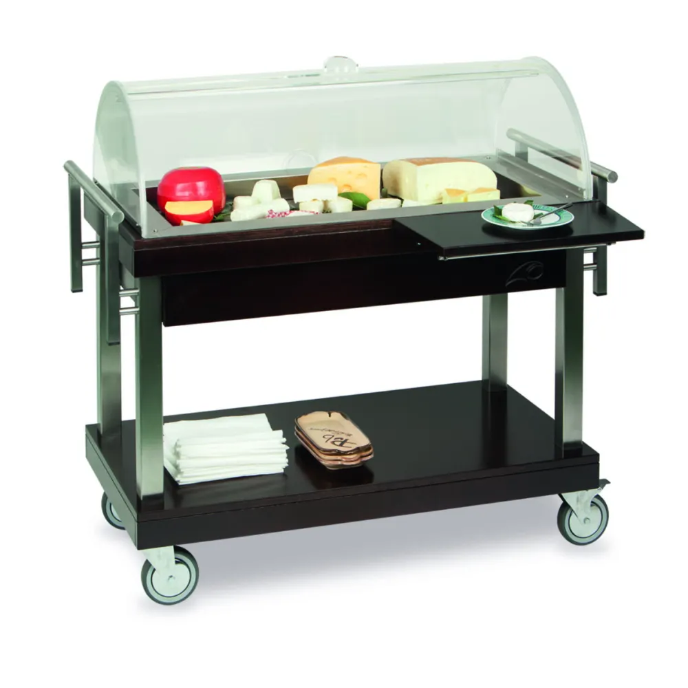 SERVING TROLLEY WITH GLASS DOME ARTEMIDE REF EUT