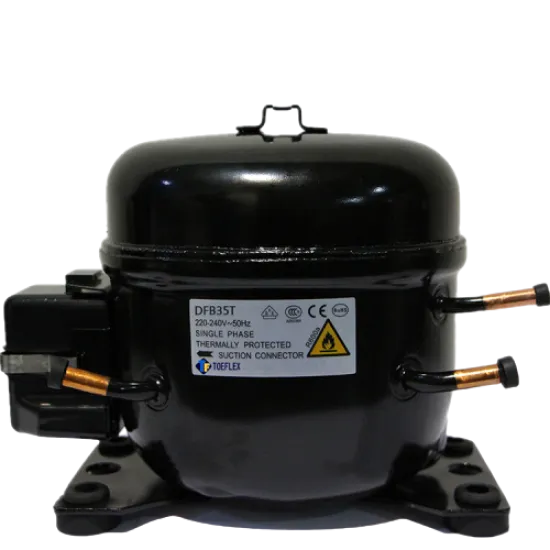 Compressors for refrigerators and freezers