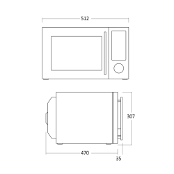 Microwave oven MIG 2501
