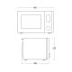 Microwave oven MIG 27 SS