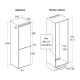 Built-in refrigerator BIC 336 W