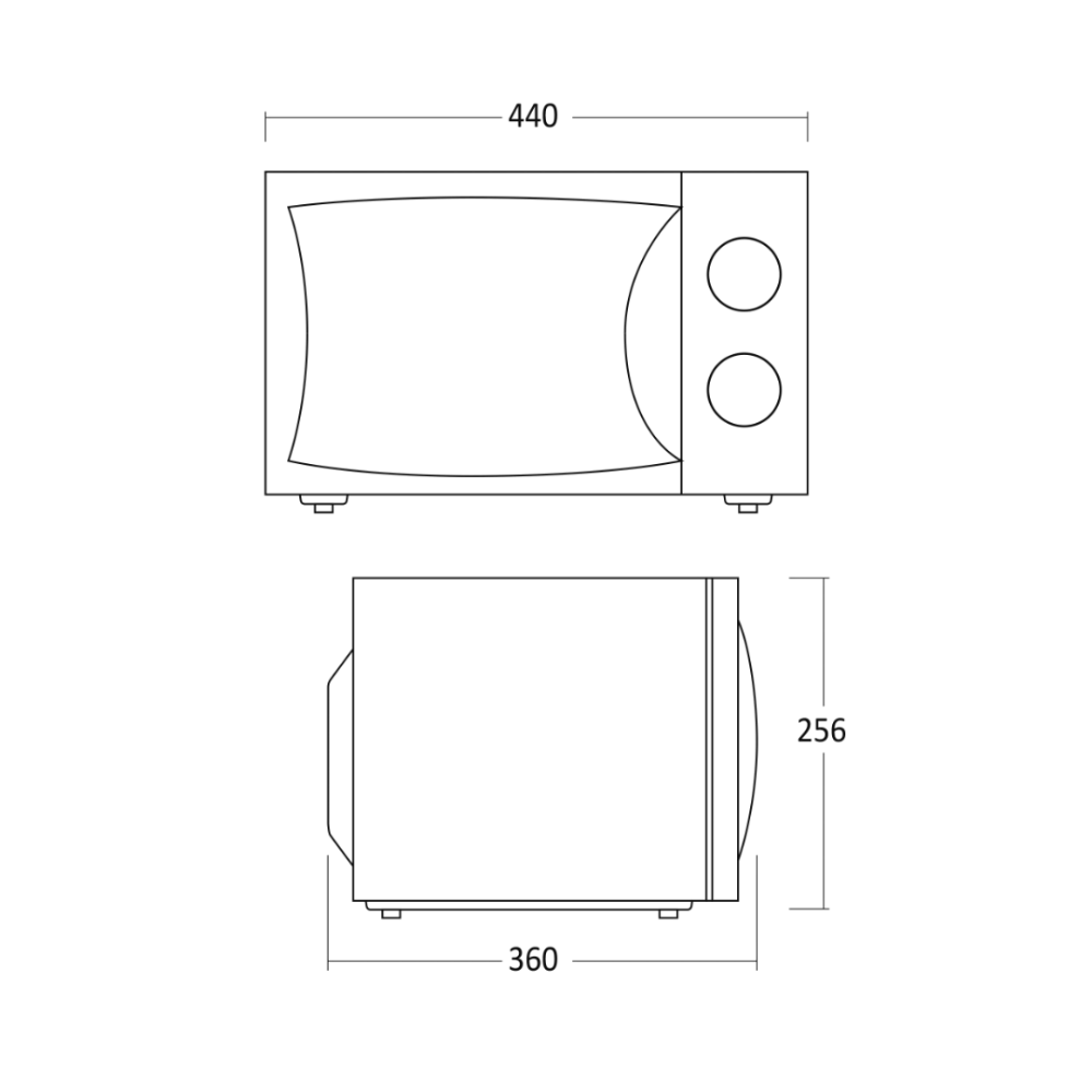Microwave oven MIG 20 B