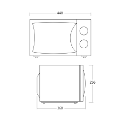 Microwave oven MIG 20 B