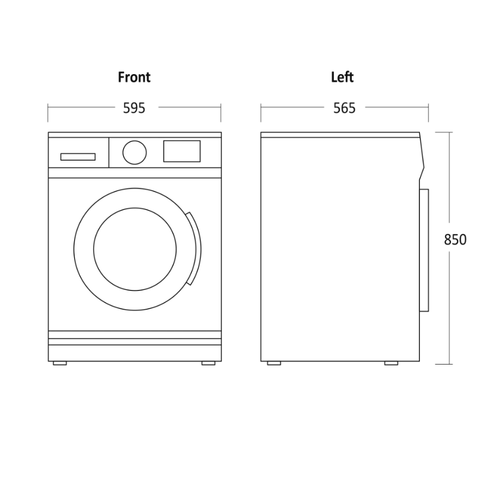 Washing machine WAH 2808 W