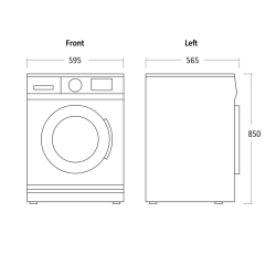 Washing machine WAH 2808 W