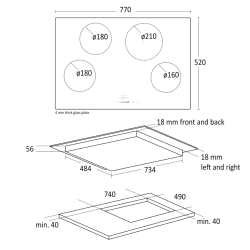 Induction hob IKF 180-1