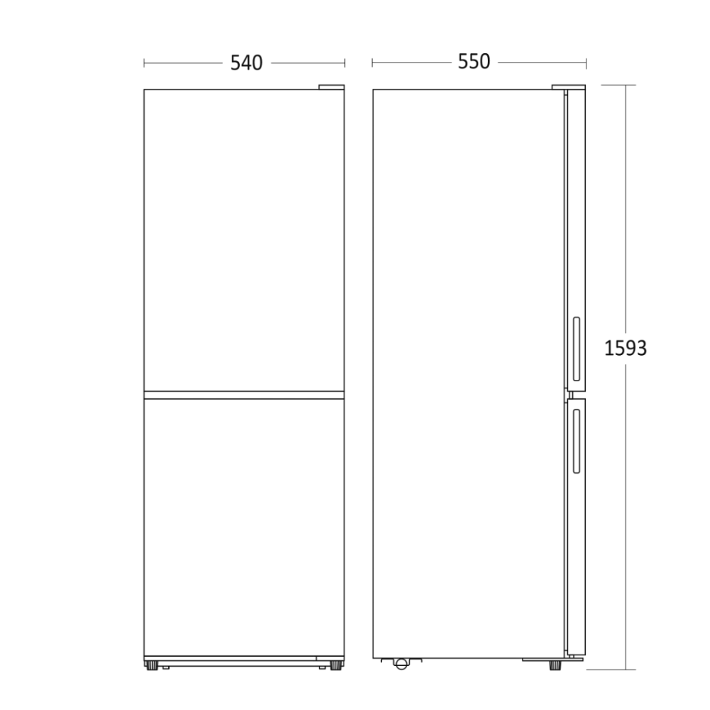 Refrigerator Combi SKF 297 W
