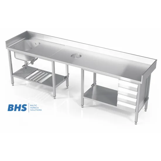 Work tables for kitchens