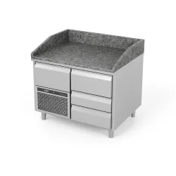 Cooling counter with granite table top P121 940 mm
