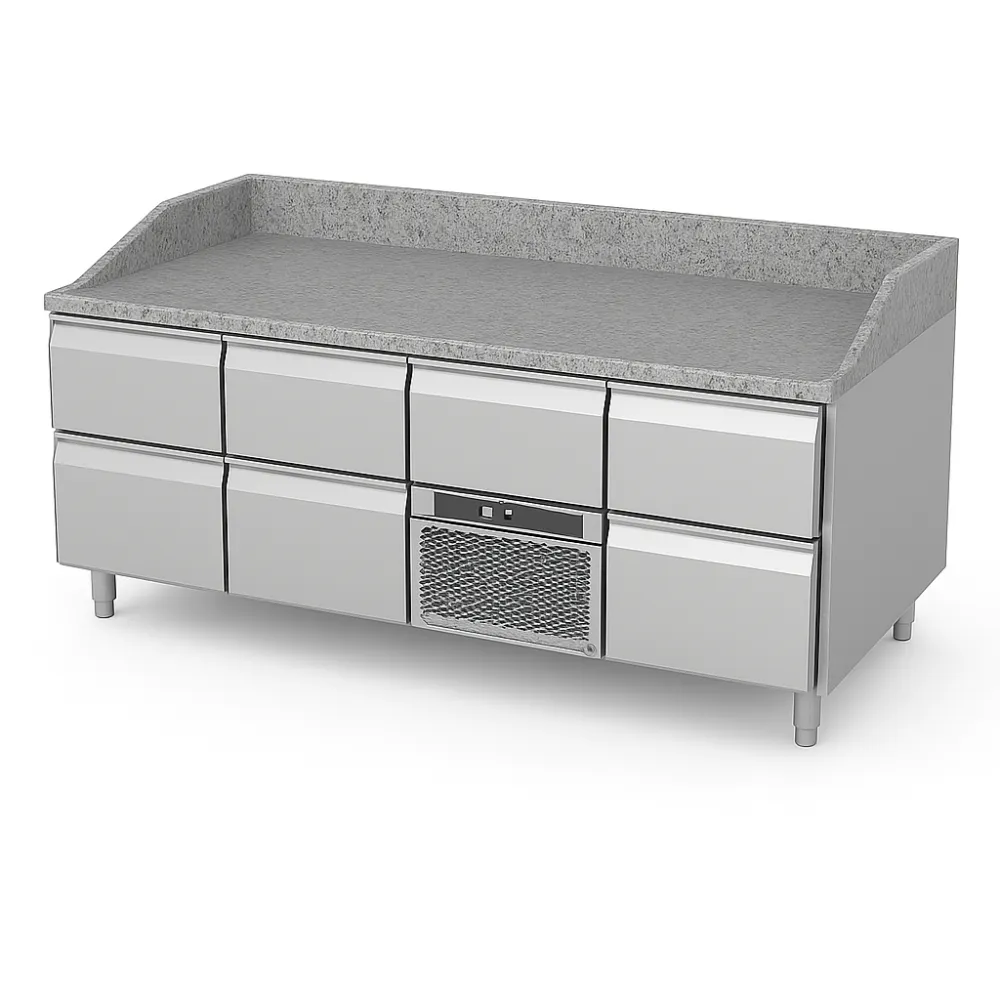 Cooling counter with granite table top 1720 mm P313