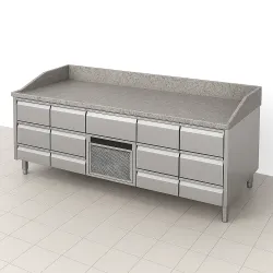 Cooling counter with granite table top 2130 mm P424