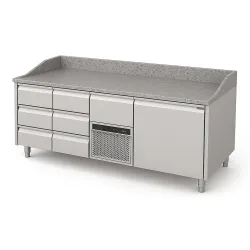 Cooling counter with granite table top 2130 mm P438