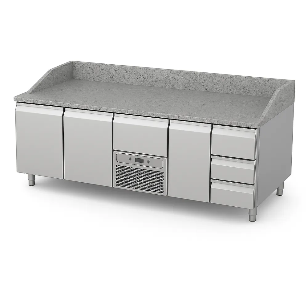 Cooling counter with granite table top 2130 mm P443