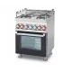 LOTUS CFM4-66ETX/V Electric Stove with Oven for Marine Kitchens