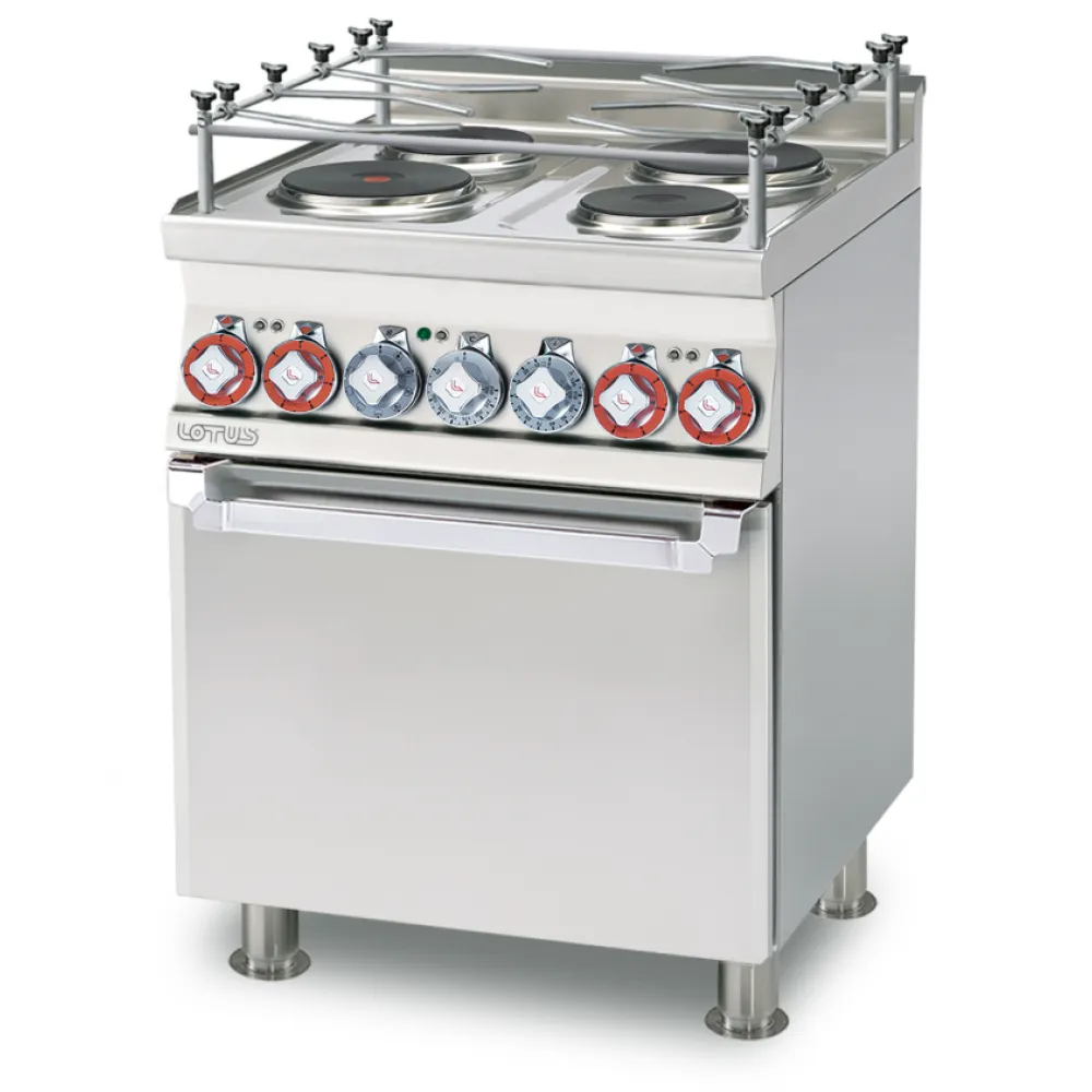 LOTUS CFM4-66ETX Electric Range with Oven and Four Cooking Zones