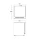 Scandomestic HOME GUR200X 73 L Ventilated Refrigerator