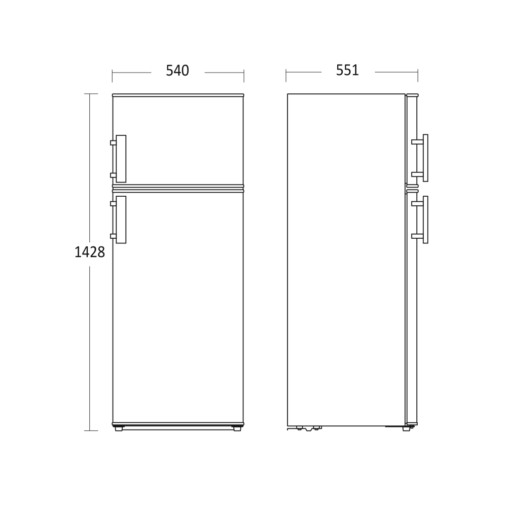 Refrigerator CBF211WD