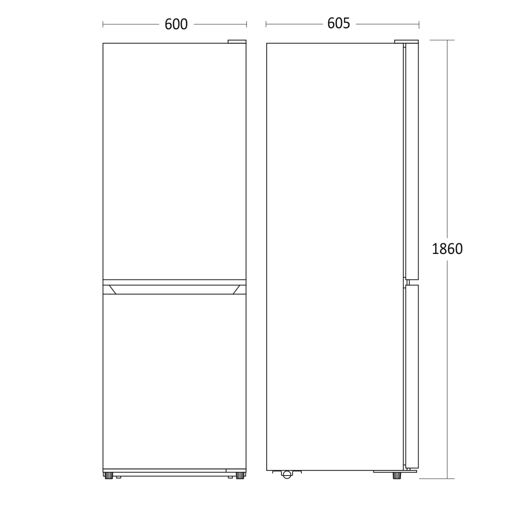 Refrigerator Combi CBF293NFWD