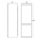 Refrigerator Combi BIC249WE