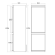 Refrigerator Combi CBI247NFWE