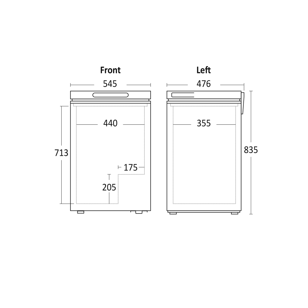 Chest freezer CF100WD