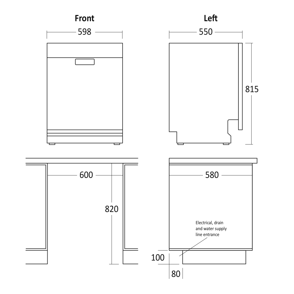 Dishwasher DWI1442WC
