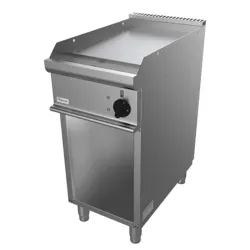 Electric smooth grill plate with neutral cabinet EASY 700 E7/KTE1BALK