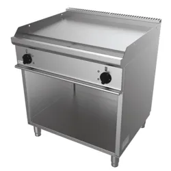 Electric smooth grill plate with neutral cabinet EASY 700 E7/FTE2BALK