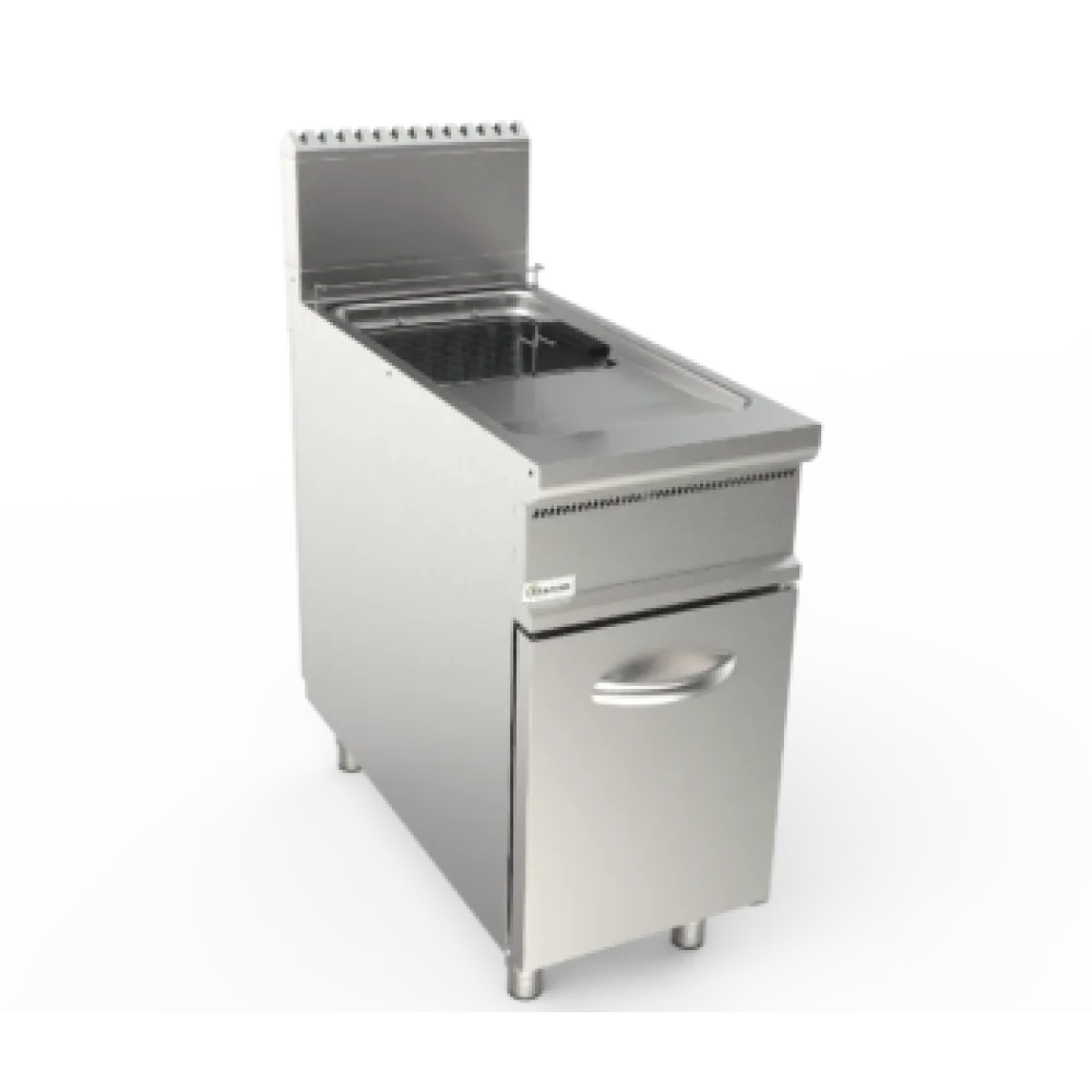 Gas fryer with cabinet 17L LADYQ 900 LQ/FLG1V17