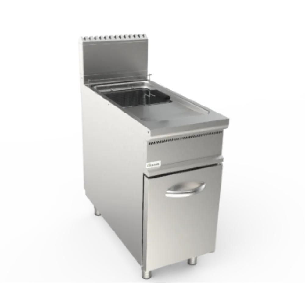 Gas fryer with cabinet 22L LADYQ 900 LQ/FLG1V22