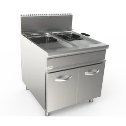 Gas fryer with cabinet 17+17L LADYQ 900 LQ/FLG2V17