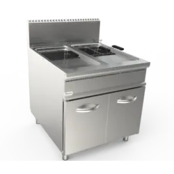 Gas fryer with cabinet 17+17L LADYQ 900 LQ/FRG2V17