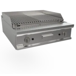 Lavastone ribbed gas griddle LQ/BS2BB