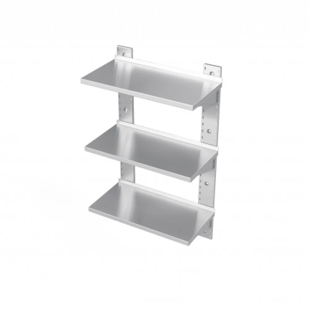 Novameta stainless steel equipment shelf LSI3-100-40-99 with three shelves