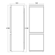 Scandomestic HOME 179+70 L Fridge-Freezer BIC249WE