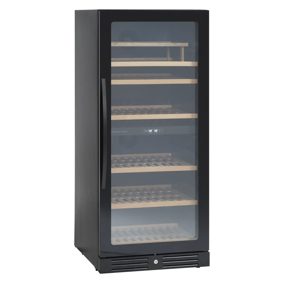 SCANDOMESTIC SV 104 B Dual-Zone Wine Display Cooler