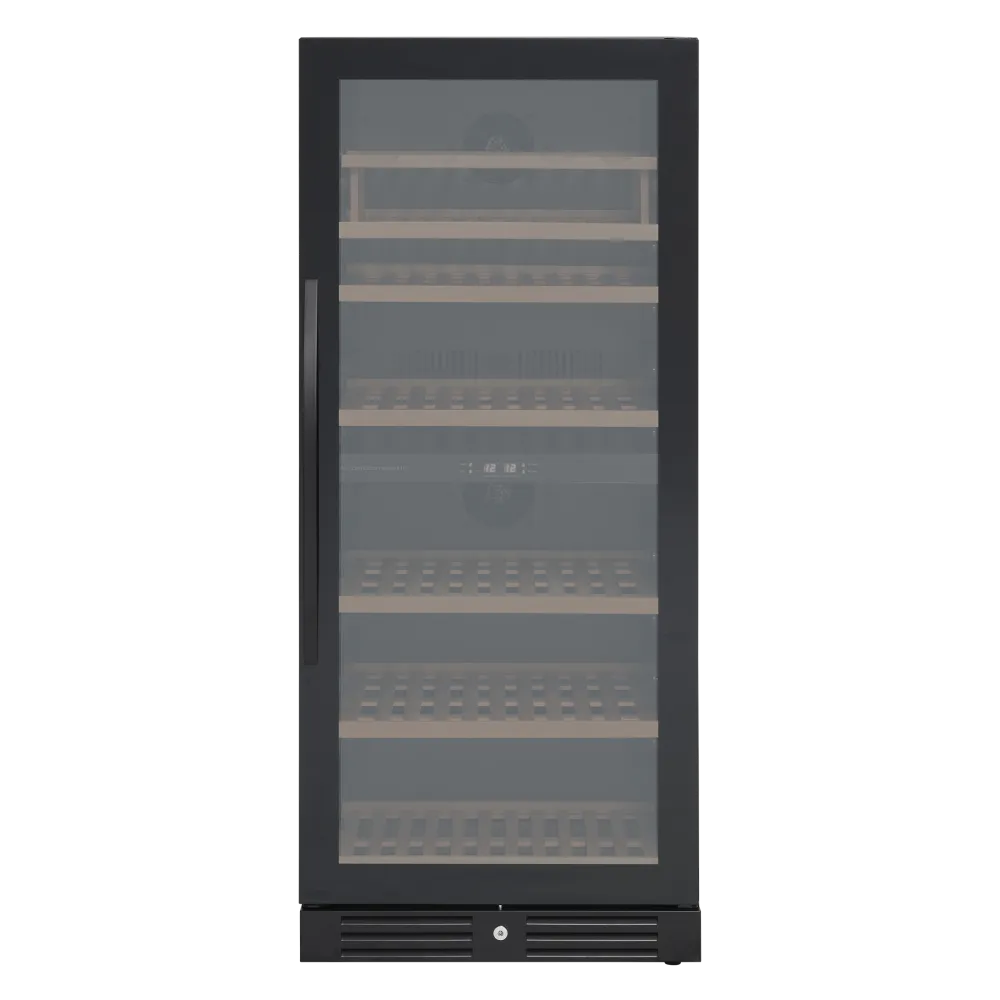 SCANDOMESTIC SV 104 B Dual-Zone Wine Display Cooler