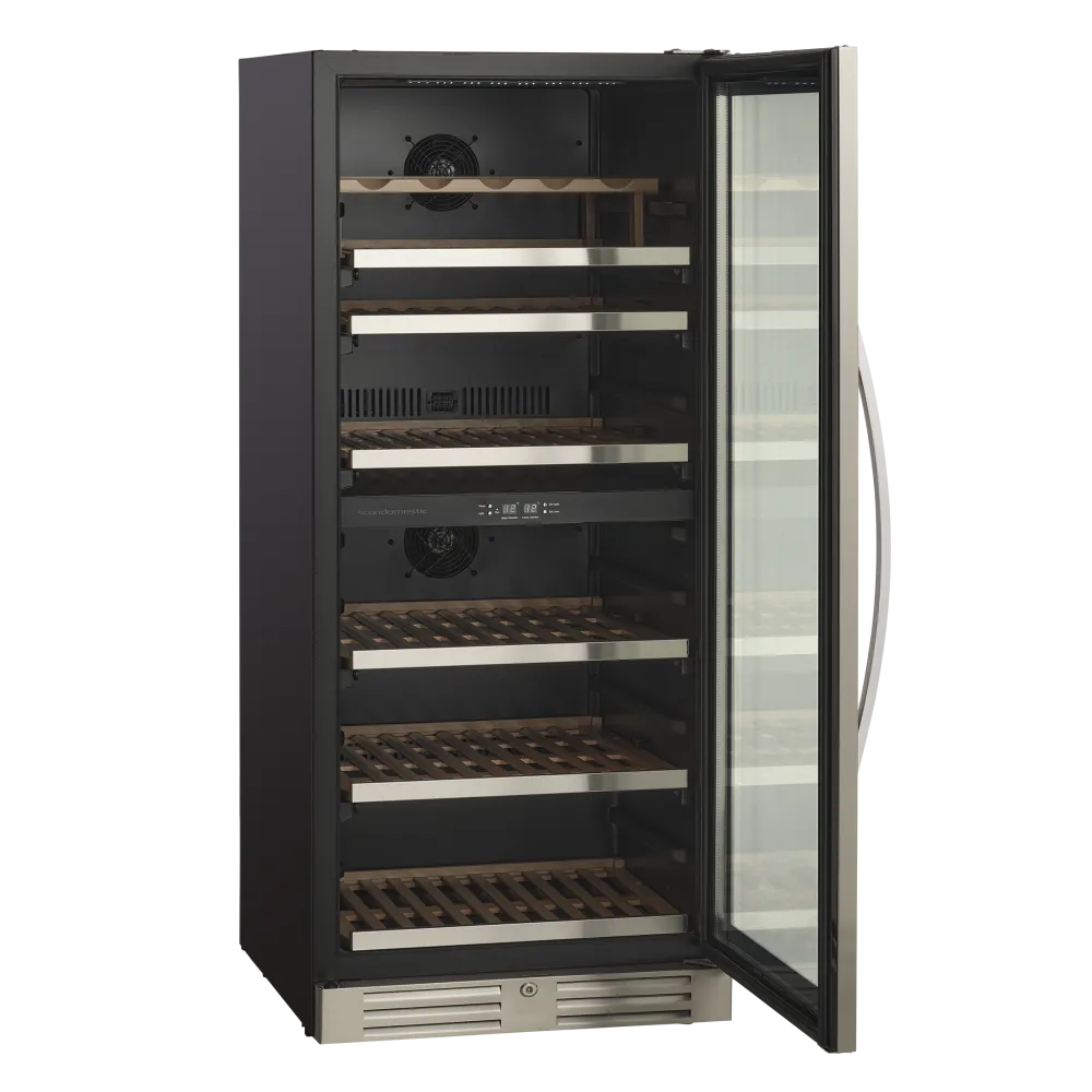 SCANDOMESTIC SV 104 X Dual-Zone Wine Display Cooler