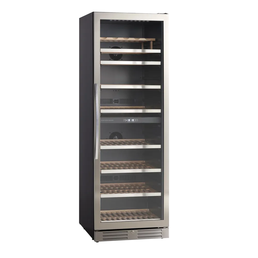 SCANDOMESTIC SV 124 X Dual-Zone Wine Display Cooler