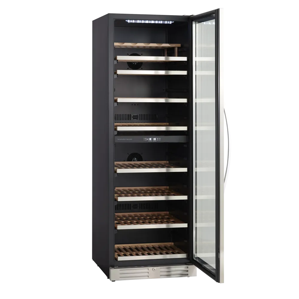 SCANDOMESTIC SV 124 X Dual-Zone Wine Display Cooler