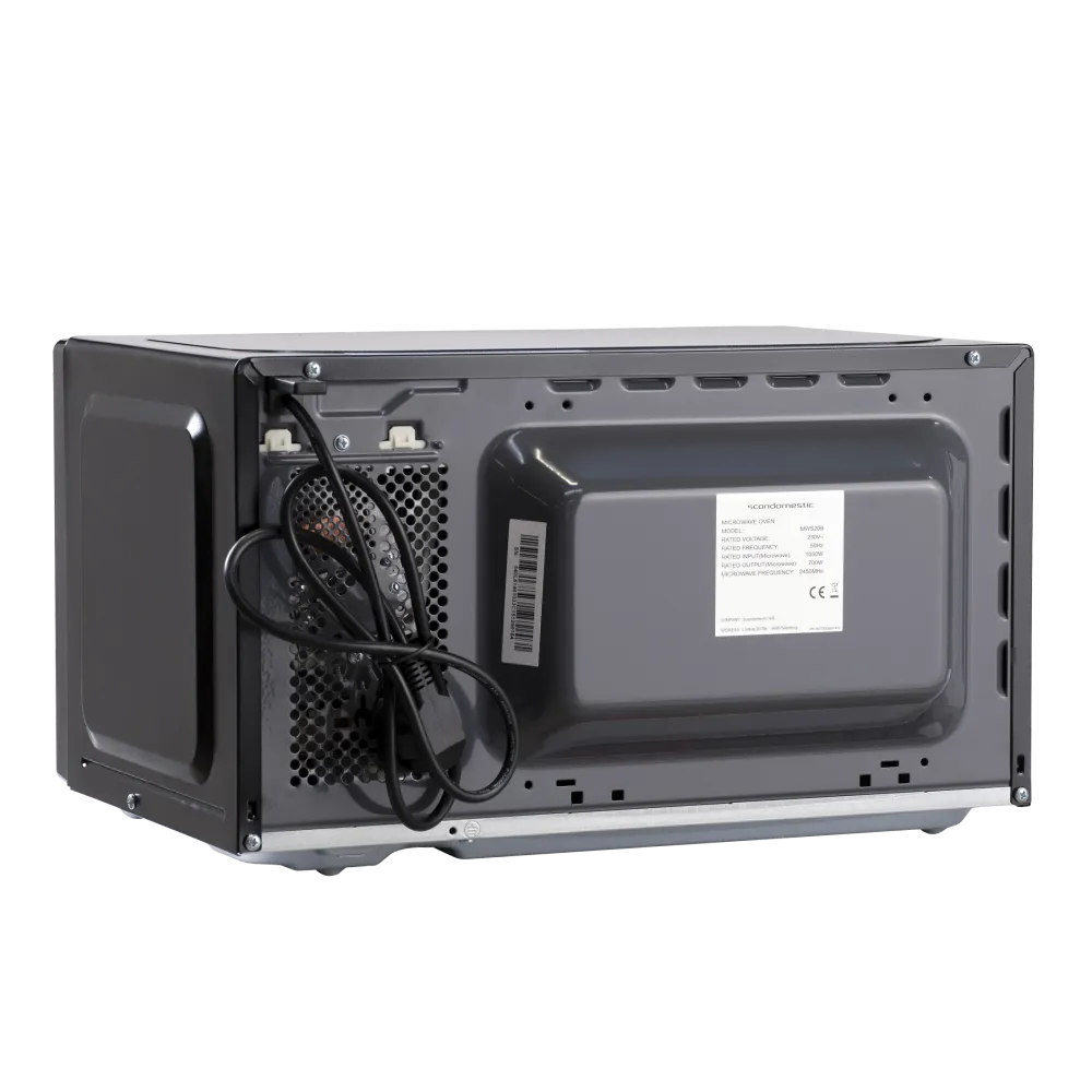 Scandomestic HOME MWS20B Microwave Oven in Black