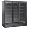 SCANDOMESTIC 1090 L Three-Door Black Display Freezer DF1563BD