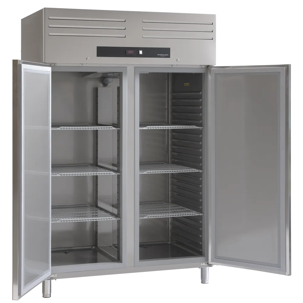 SCANDOMESTIC Refrigerator 922 L GUR1400X – Two-Door Ventilated Cabinet