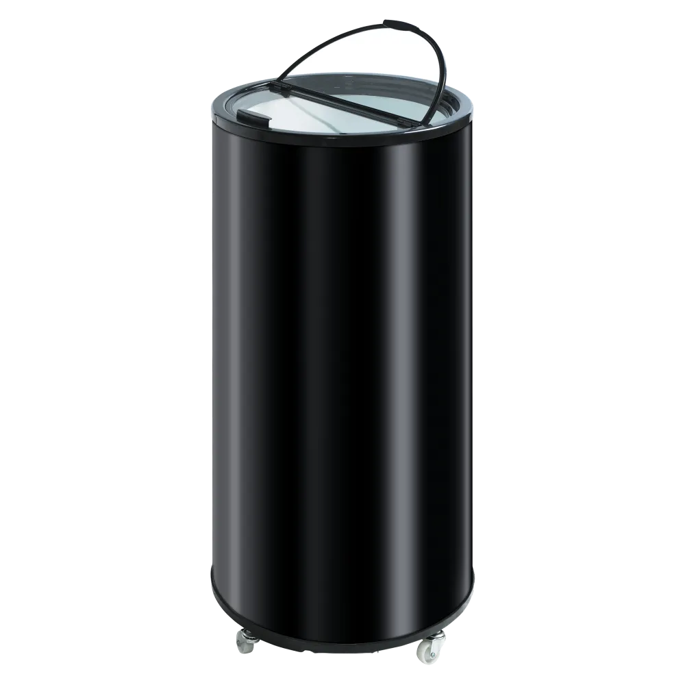 SCANDOMESTIC Impulse Showcase 58 Litre TK66BE in Black