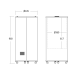 SCANDOMESTIC Impulse Showcase 58 Litre TK66BE in Black