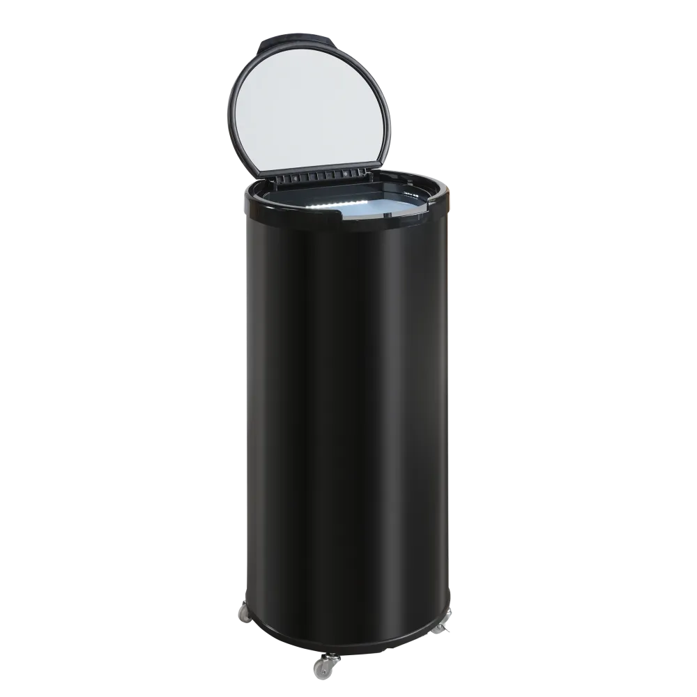 SCANDOMESTIC Impulse Showcase 61 L Black Chiller CC66BCLL