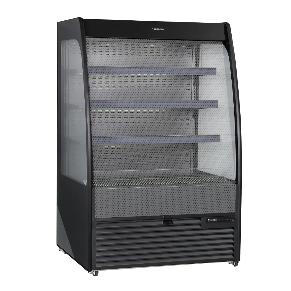 SCANDOMESTIC OFC90B 209 Litre Black Cold Showcase