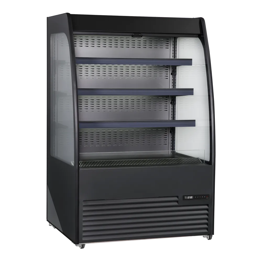 SCANDOMESTIC OFC90B 209 Litre Black Cold Showcase