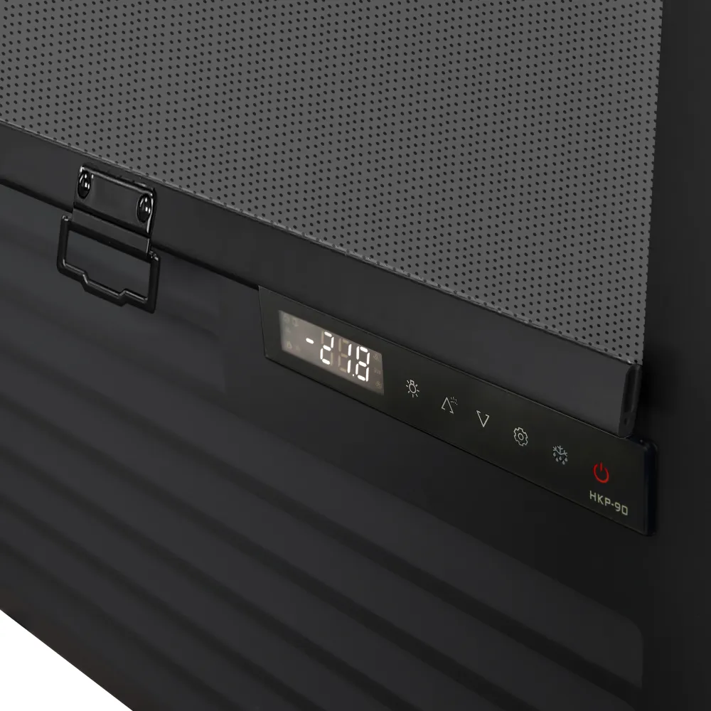 SCANDOMESTIC Cold Showcase 283 Litre OFC120BG in Black
