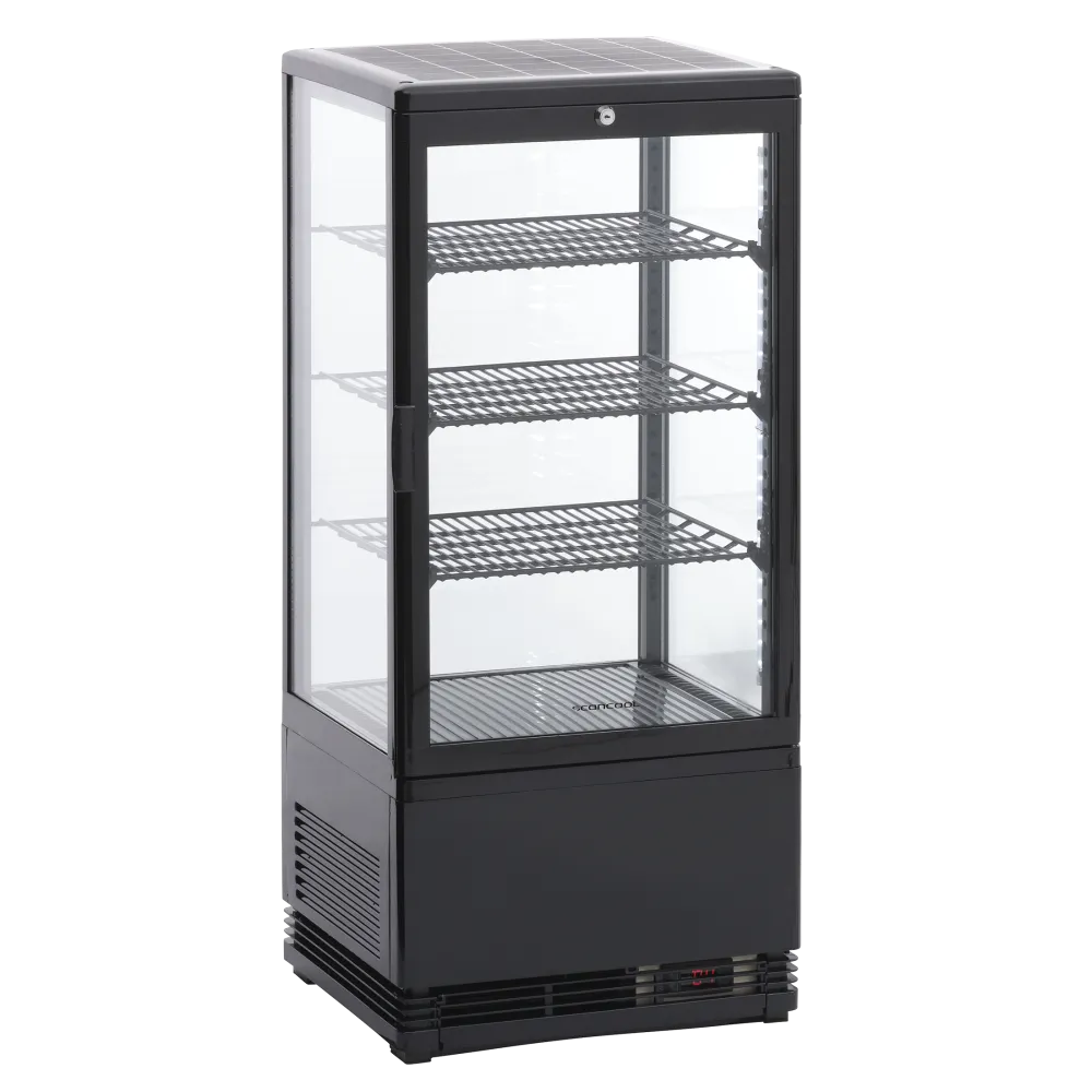 SCANDOMESTIC RT 82 BE Black Refrigerated Display Case